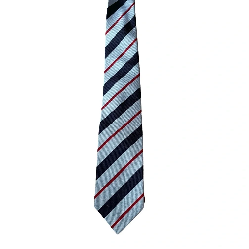 Lands’ End The Royal Flying Corp 100% Silk Striped Men's Tie